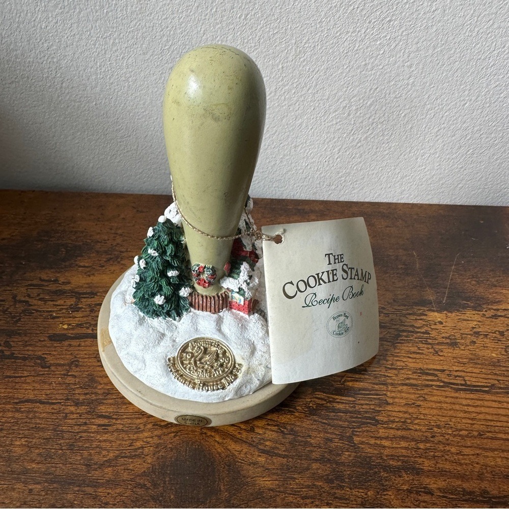 Brown Bag Cookie Art Christmas‎ Wreath Stamp Hill Design Victorian House Santa - Picture 2 of 3